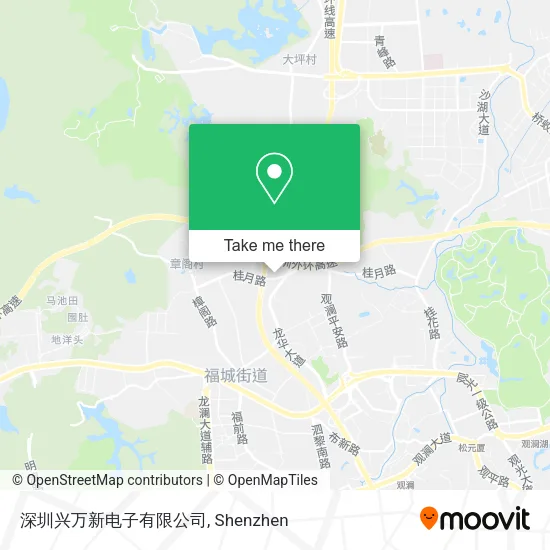 深圳兴万新电子有限公司 map