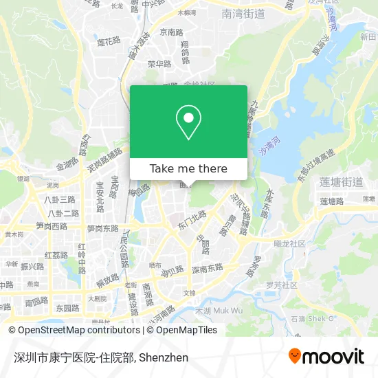 深圳市康宁医院-住院部 map