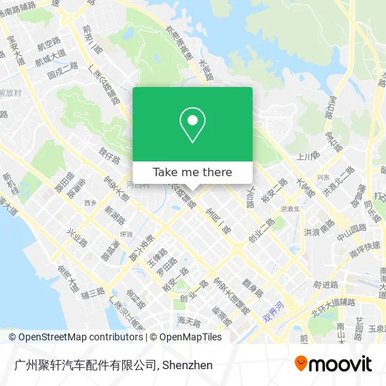 广州聚轩汽车配件有限公司 map