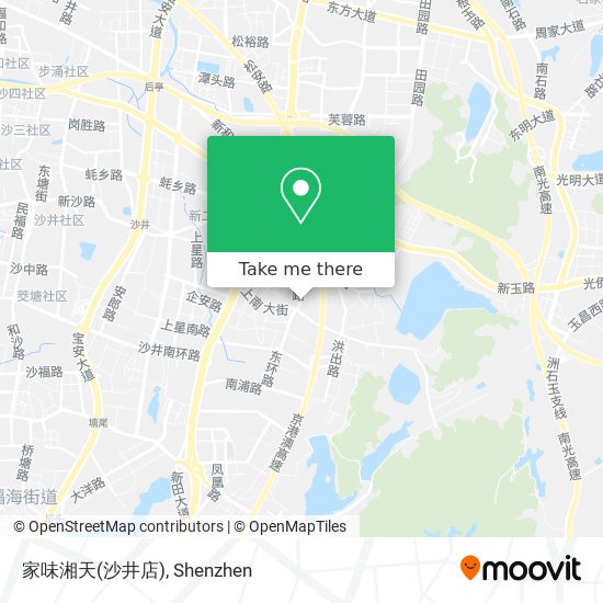 家味湘天(沙井店) map