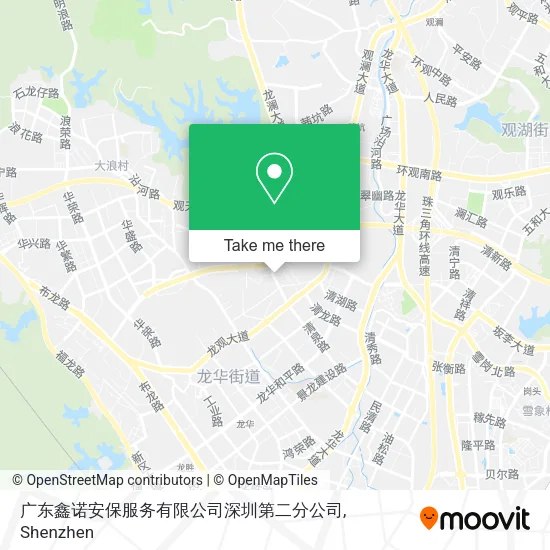广东鑫诺安保服务有限公司深圳第二分公司 map