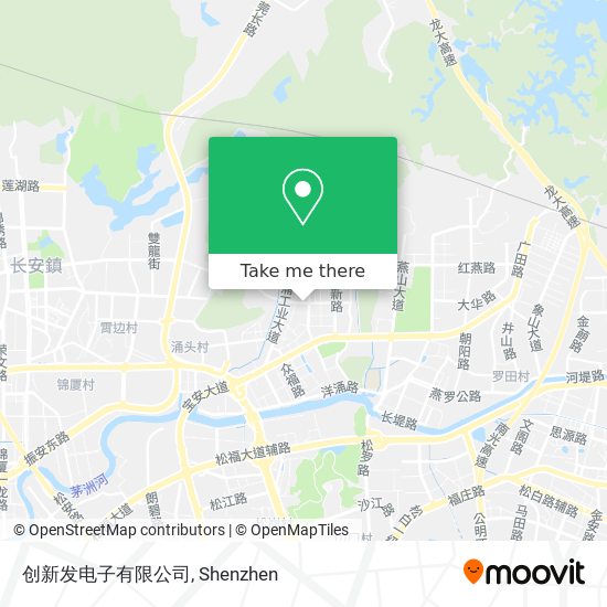 创新发电子有限公司 map
