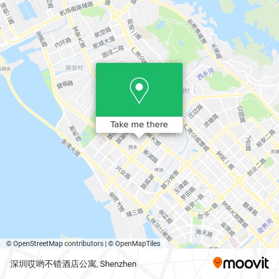 深圳哎哟不错酒店公寓 map