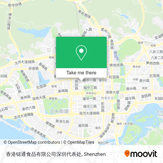 香港锦通食品有限公司深圳代表处 map