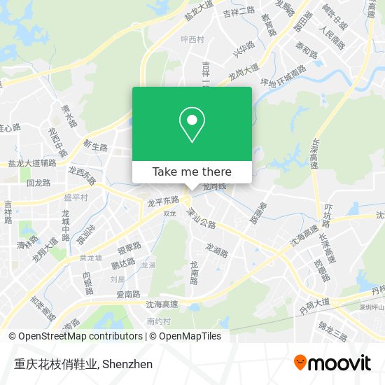 重庆花枝俏鞋业 map
