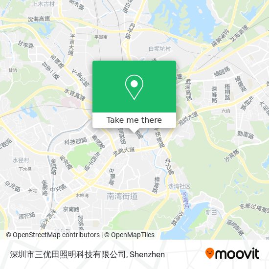 深圳市三优田照明科技有限公司 map