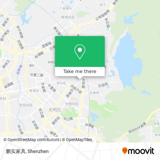 鹏实家具 map