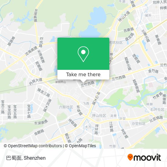 巴蜀面 map