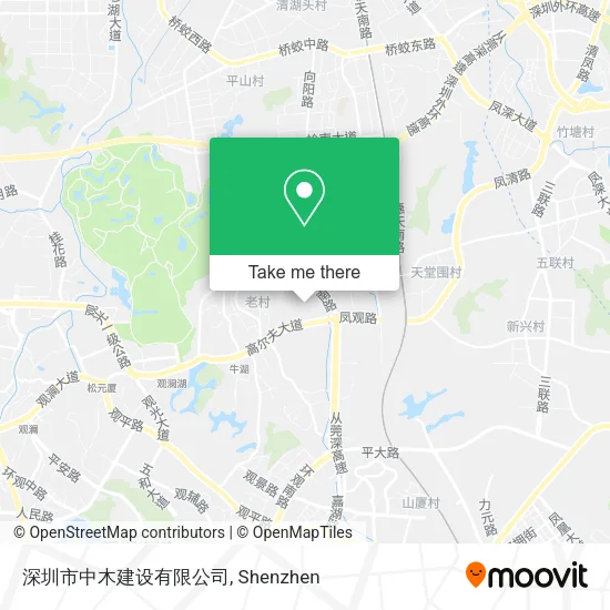 深圳市中木建设有限公司 map