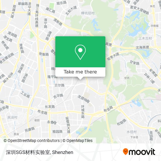 深圳SGS材料实验室 map