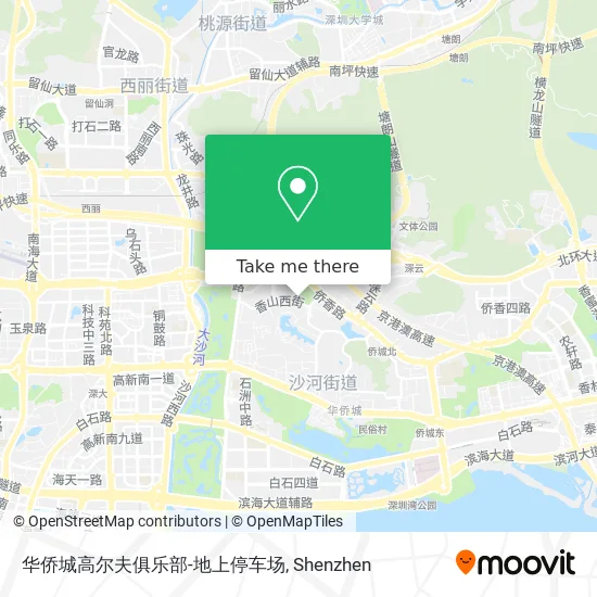 华侨城高尔夫俱乐部-地上停车场 map