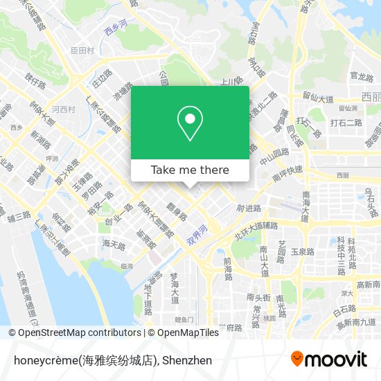 honeycrème(海雅缤纷城店) map
