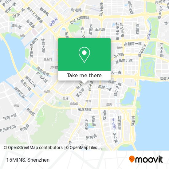 15MINS map