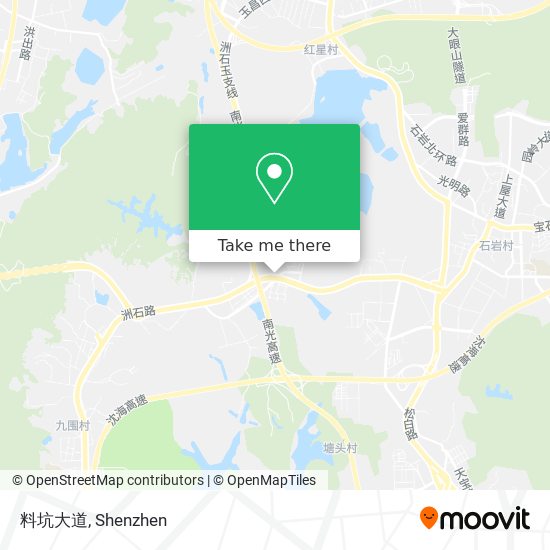 料坑大道 map