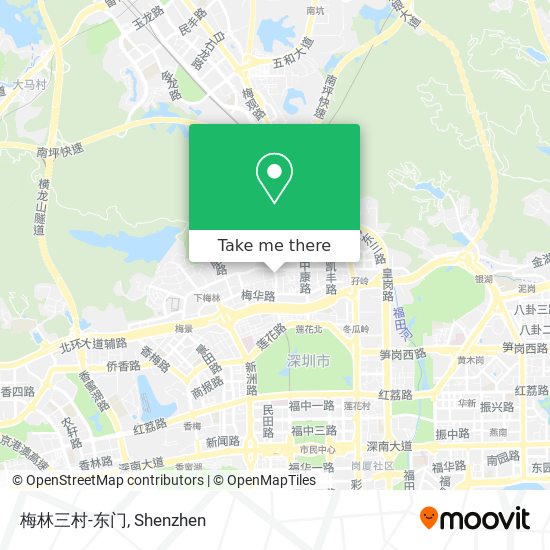 梅林三村-东门 map
