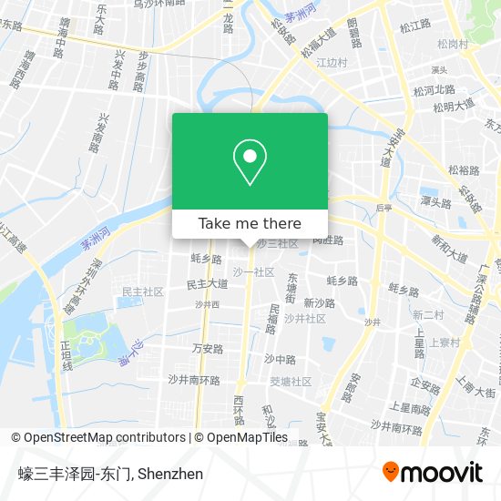 蠔三丰泽园-东门 map