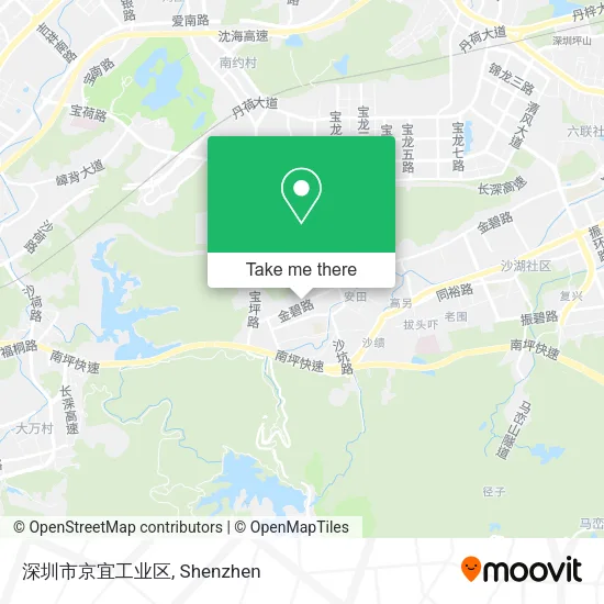 深圳市京宜工业区 map