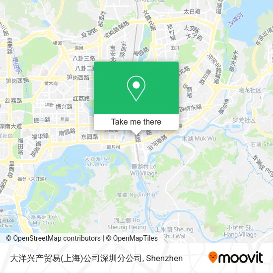 大洋兴产贸易(上海)公司深圳分公司 map