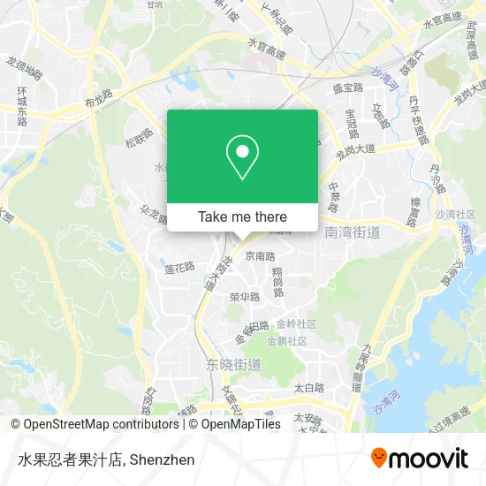 水果忍者果汁店 map