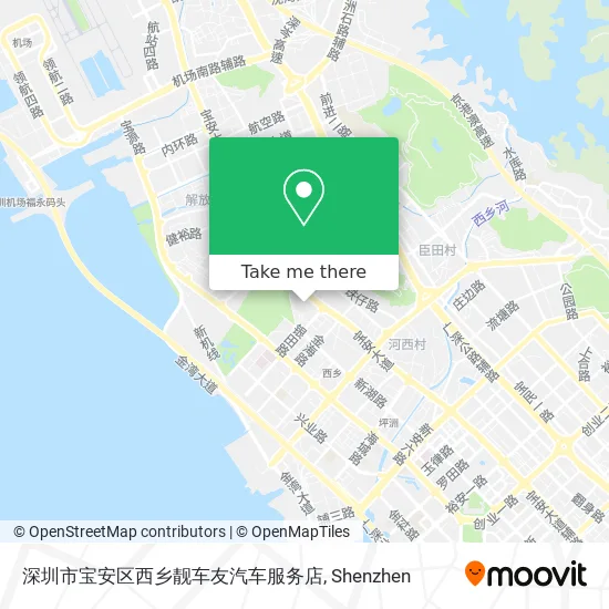深圳市宝安区西乡靓车友汽车服务店 map