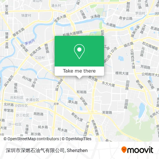 深圳市深燃石油气有限公司 map