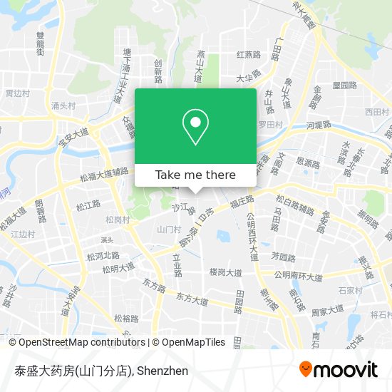 泰盛大药房(山门分店) map