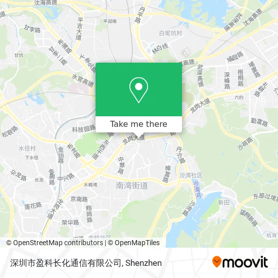 深圳市盈科长化通信有限公司 map