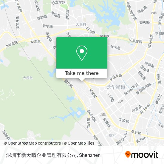 深圳市新天晴企业管理有限公司 map