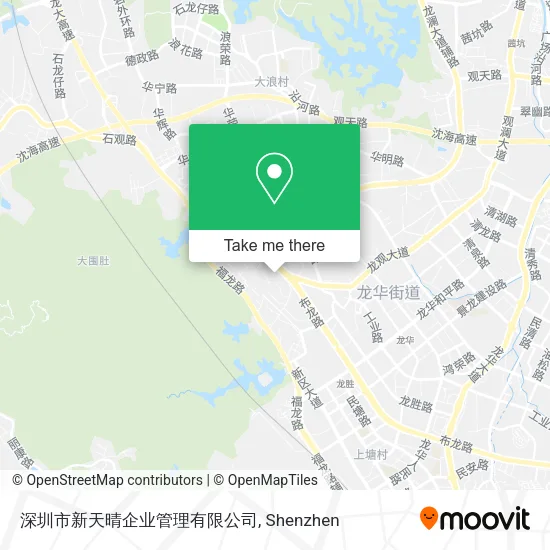 深圳市新天晴企业管理有限公司 map
