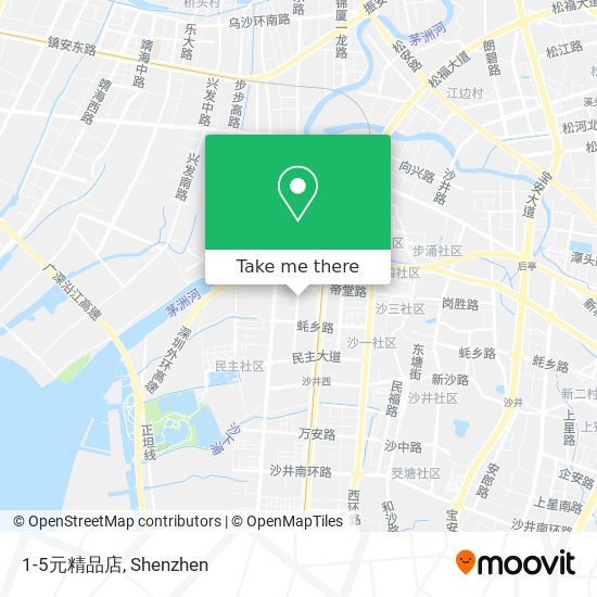 1-5元精品店 map