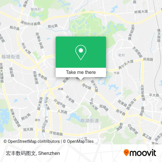 宏丰数码图文 map