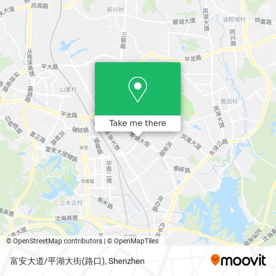 富安大道/平湖大街(路口) map