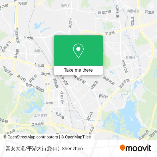 富安大道/平湖大街(路口) map