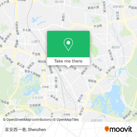 富安西一巷 map