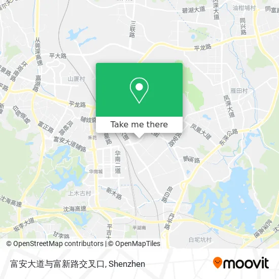 富安大道与富新路交叉口 map