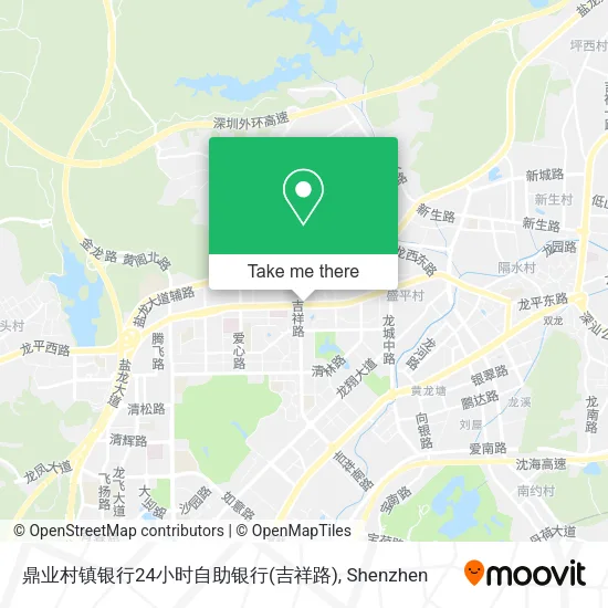 鼎业村镇银行24小时自助银行(吉祥路) map