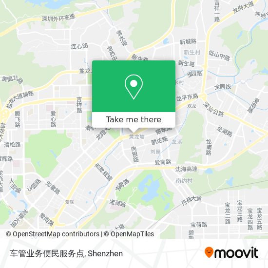 车管业务便民服务点 map