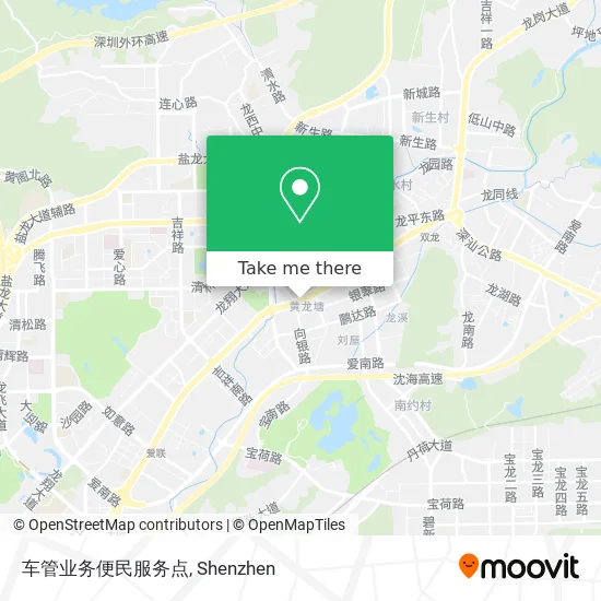 车管业务便民服务点 map