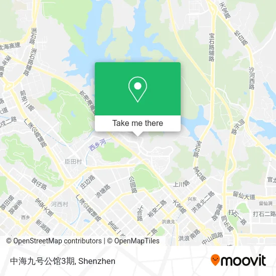 中海九号公馆3期 map