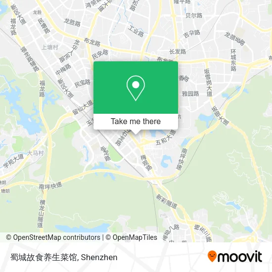 蜀城故食养生菜馆 map