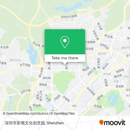 深圳市影视文化创意园 map