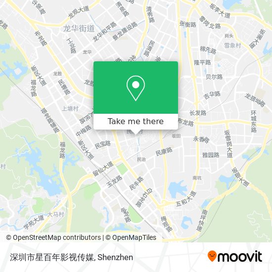 深圳市星百年影视传媒 map