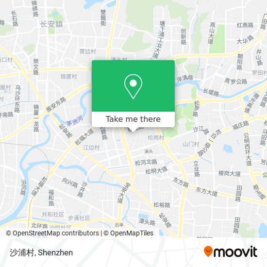 沙浦村 map