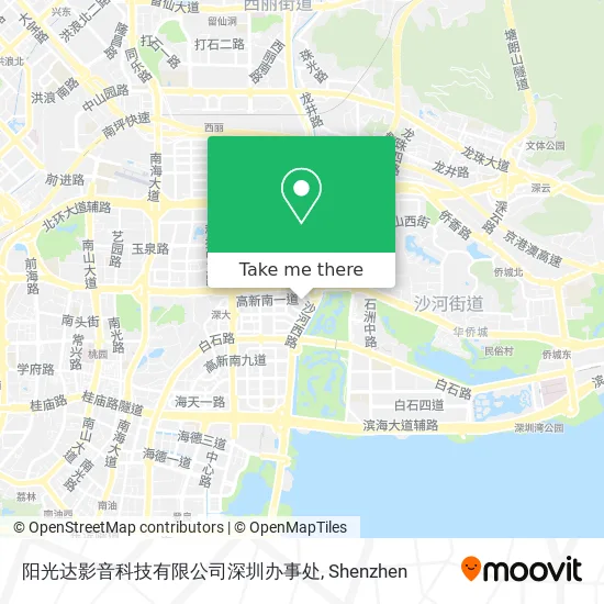 阳光达影音科技有限公司深圳办事处 map