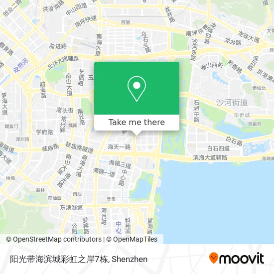 阳光带海滨城彩虹之岸7栋 map