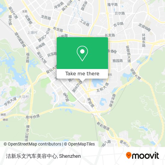 洁新乐文汽车美容中心 map