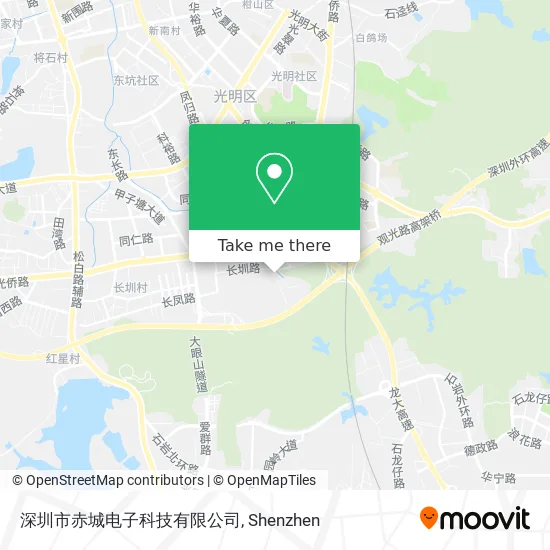 深圳市赤城电子科技有限公司 map