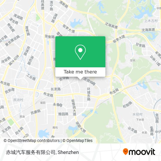 赤城汽车服务有限公司 map