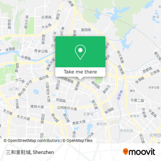 三和童鞋城 map