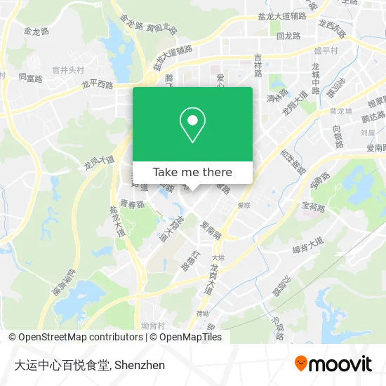 大运中心百悦食堂 map